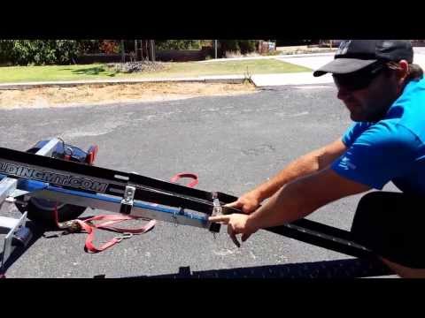 How to load a SCOOTER OR low clearance motorbike onto the FMT (Video)