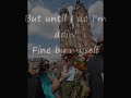 Celine Dion Fade Away lyrics