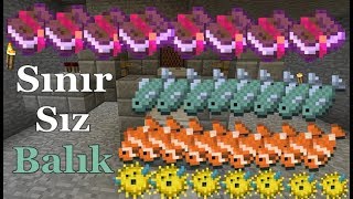 Minecraft Yanlız Dağ SINIR SIZ BALIK bölüm 35