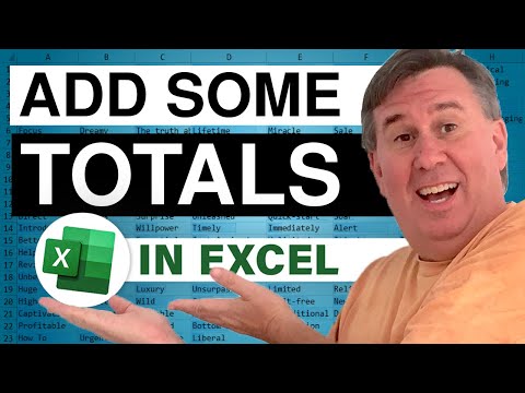 video-linktoworks-Learn Excel 2010 - "Add Totals": #1447