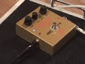 HAO Handbuilt Effects RUMBLE MOD made in Japan guitar effects pedal demo
