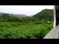 2011.7江差線キハ40吉堀→神明車窓 Hokkaido Esashi line Yoshibori to Shinmei