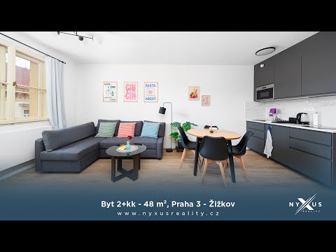 Video Prodej bytu 2+kk - 48 m², Chlumova, Praha 3 - Žižkov