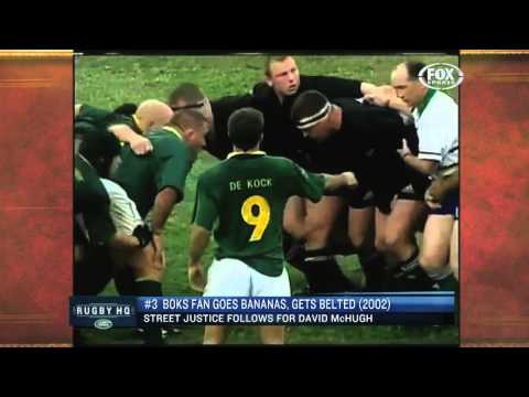 Rugby fans go wild