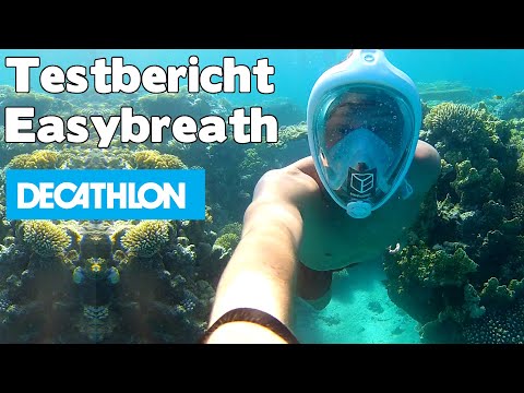 Test Testbericht Easybreath Decathlon Tribord Schnorchelmaske in Ägypten - auf deutsch