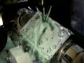 KRE 5 axis CNC Milltronics milling of Pontiac Hemi Head with Troy Key table