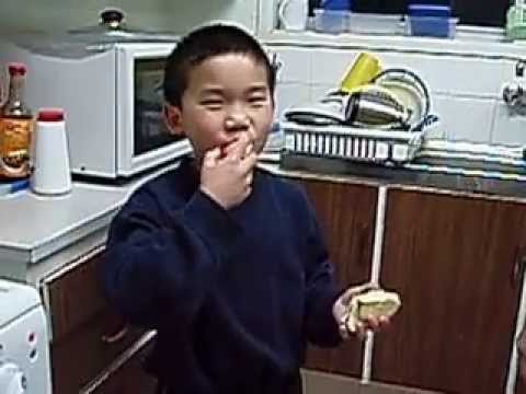 how to break an apple in half