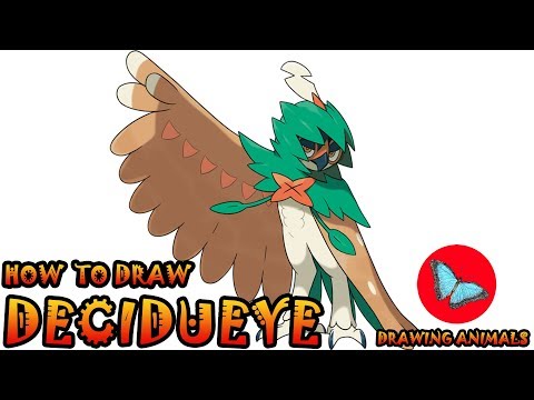 video-linktoworks-How To Draw Decidueye Pokemon | Drawing Animals - YouTube
