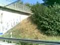 grafitie tags unter den brücken