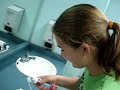 Brushing Teeth in School Bathroom Sink!