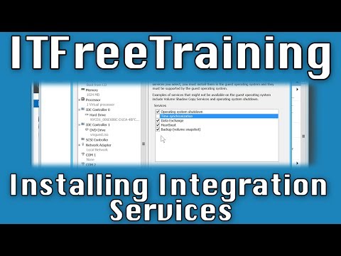 how to enable integration services hyper-v