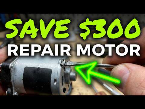 How to take apart repair a drivers car seat motor – Chrysler Pacifica