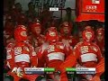 Michael Schumacher overtakes Kimi R. Brazil 2006