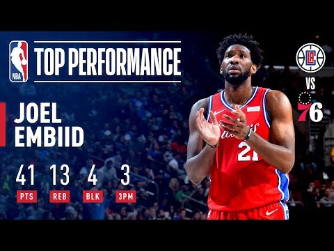 Video: Joel Embiid Puts Together A Dominant Performance - 41 Pts 13 Rebs | November 1, 2018
