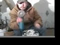 A propane tank drum