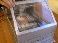 Hawk CNC machine milling a led inserting mask