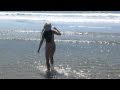 Bikini Czar did go out 50 feet into the water