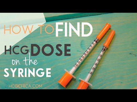 how to fill hcg syringe