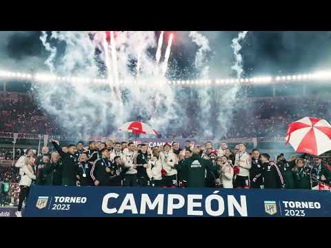 AC EST EL CAMPEN!  River levanta el trofeo de la Liga Profesional 2023