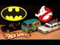 2013 Hot Wheels Cars Retro Knight Rider KITT Diecast, Ghostbusters Ecto 1 Scooby-Doo Mystery Machine