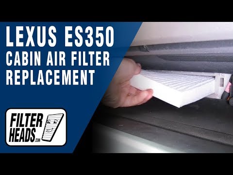 Cabin air filter replacement- Lexus ES350