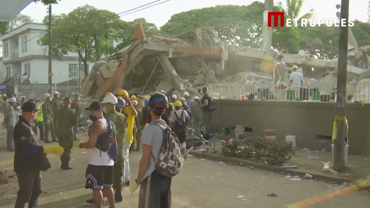 Buscas continuam entre os escombros em Cali após terremoto de magnitude 7,4 na Colômbia