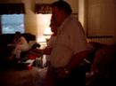 Grandparents play Wii Bowling