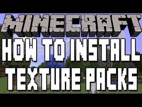 how to texture packs minecraft