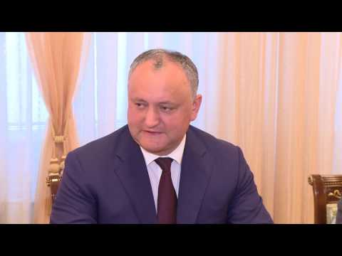 Igor Dodon a avut o întrevedere cu membrii Clubului Internaţional Bizantin