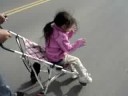 baby laughing .