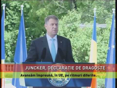 Juncker, declaraţie de dragoste
