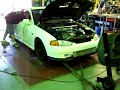 mitsubishi mirage turbo 25psi dyno run
