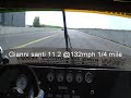 Renault 5 450 hp Gianni Santi new record 11.2@132mph sunday 10 may 2009 at Santa pod