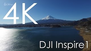 空撮 河口湖と富士 [4K]