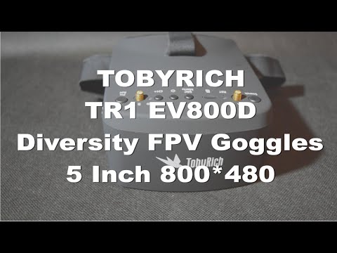 TOBYRICH TR1 Diversity FPV Goggles - Recensione e test