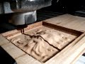 engraving face in wood