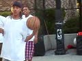Chris Brown playin basketball
