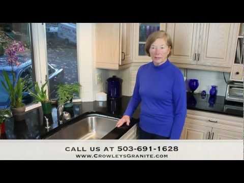 how to remove undermount sink from granite