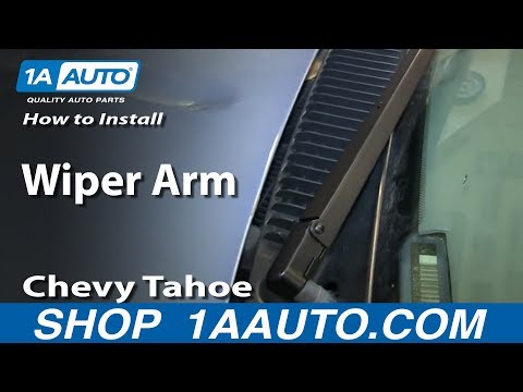 How To Install Remove Wiper Arm 1994-99 Chevy Tahoe Suburban GMC Yukon