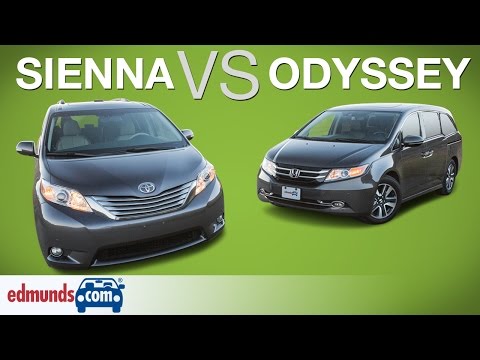 Honda Odyssey vs Toyota Sienna – Edmunds A-Rated Minivans Face Off Honda Odyssey vs Toyota Sienna – Edmunds A-Rated Minivans Face Off