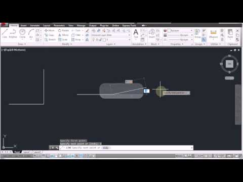 how to snap to midpoint autocad 2013
