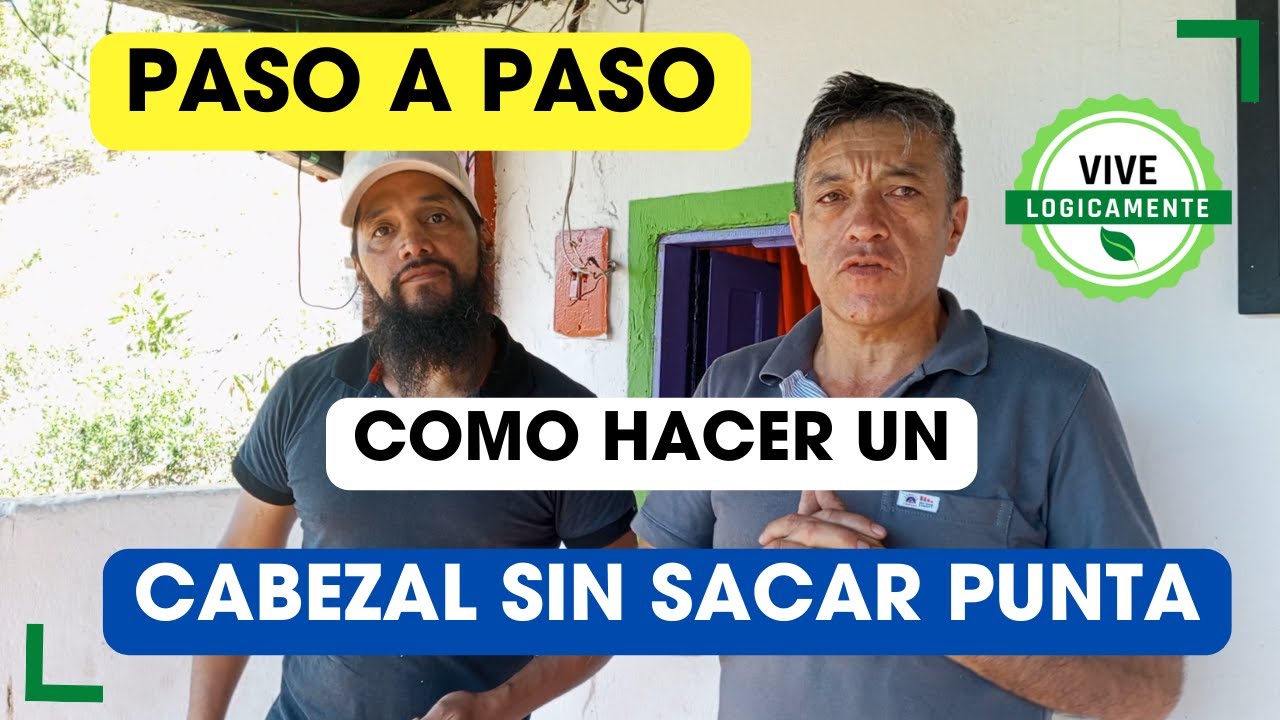 Paso a paso para hacer un cabezal sin sacar punta