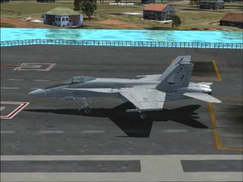 FSX Acceleration F/A-18 Carrier launch