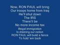 Ron Paul question dismissed by Sean Hannity on the radio