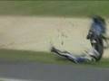 2008-01-02 | Sturz Snoopy ~> Renntrainings bei Jura-Racing zu Ostern 2006. Fahrer ohne Verletzung - Motorrad = Kernschrott....Motorrad bike motobike crash Sturz Pannonia motorcycle Motorsport sport racing (00:36)