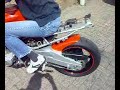CBR600f Circuit bike zonder demper