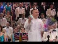 hubert parry's - jerusalem, conducted by mark elder with the bbc symphony orchestra, bbc singers, bbc symphony chorus - backed up by the enthusiastic & lively audience at the royal albert hall, and nationwide at the proms in the park events.