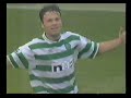 Celtic v Aberdeen - Aug 1st 1999 - Larsson & Viduka