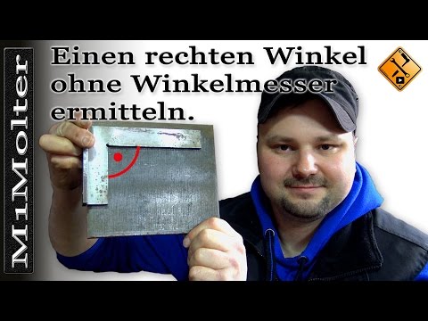 Einen rechten Winkel ohne Winkelmesser ermitteln von M1Molter