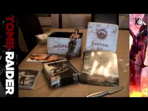 Unboxing Tomb Raider Survival Edition Deluxe - Ps3 (Euro Version Collector deluxe)